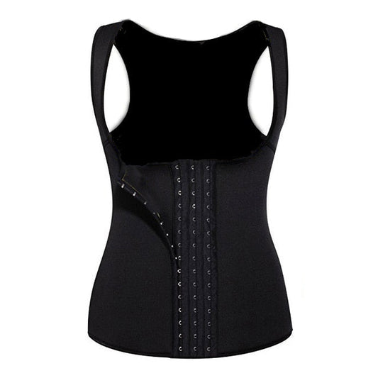 (Black) NeoFit Sauna Tank: The Ultimate Workout Waist Trainer for Effortless Slimming and Toning Shapelust