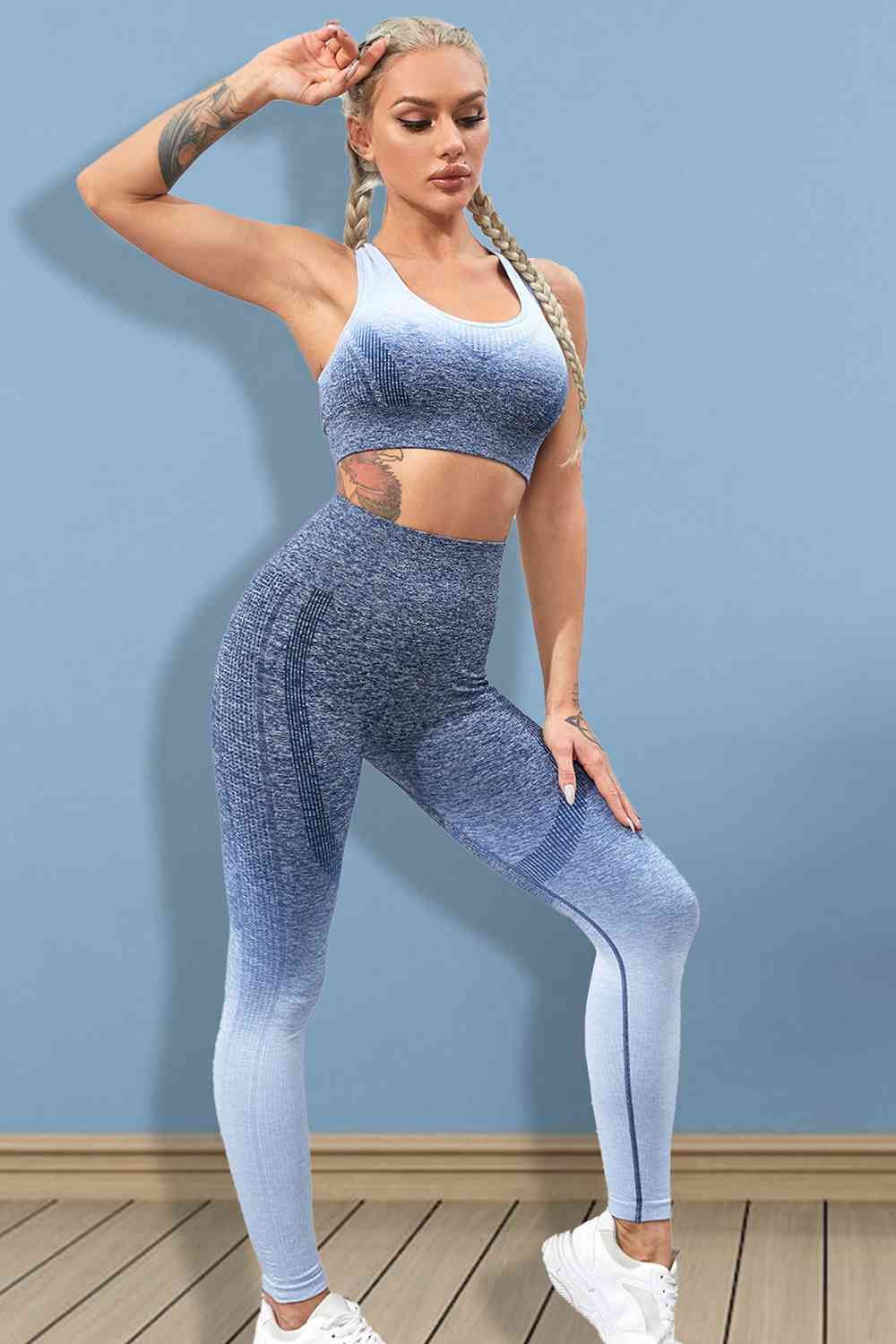 Gradient Sports Tank and Leggings Set Shapelust