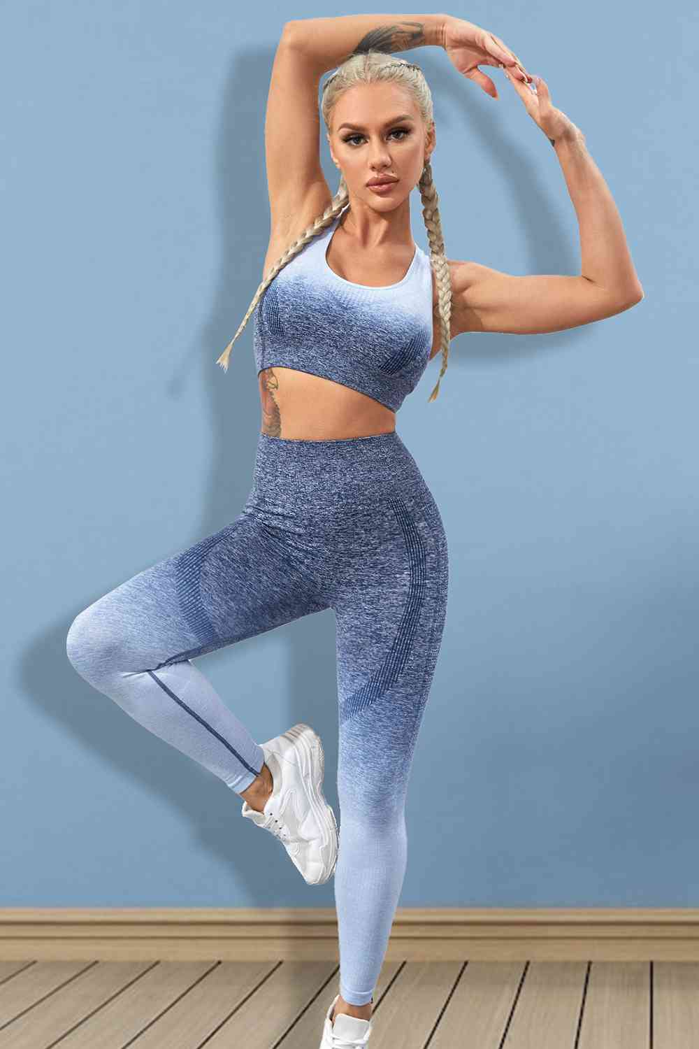 Gradient Sports Tank and Leggings Set Shapelust