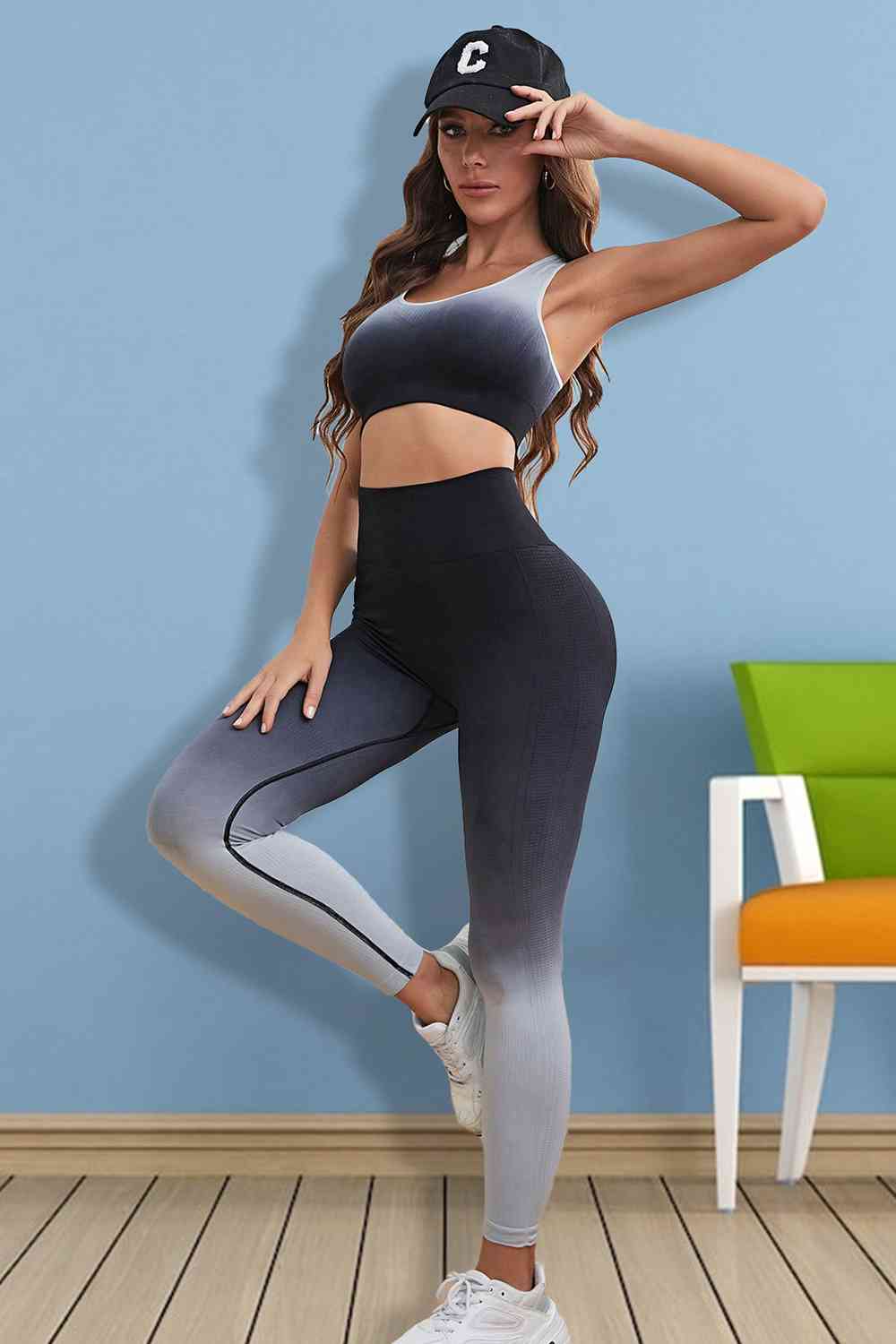 Gradient Sports Tank and Leggings Set Shapelust