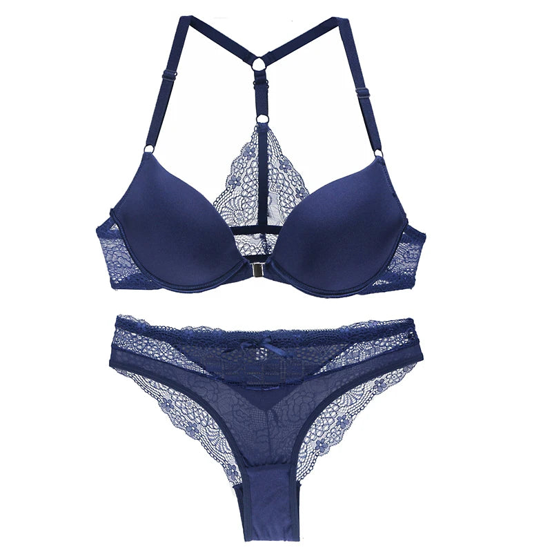 Janessa Bra + Panty Set (Blue)