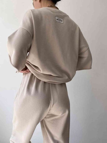 LOS ANGELES CALIFORNIA Graphic Sweatshirt and Sweatpants Set Shapelust
