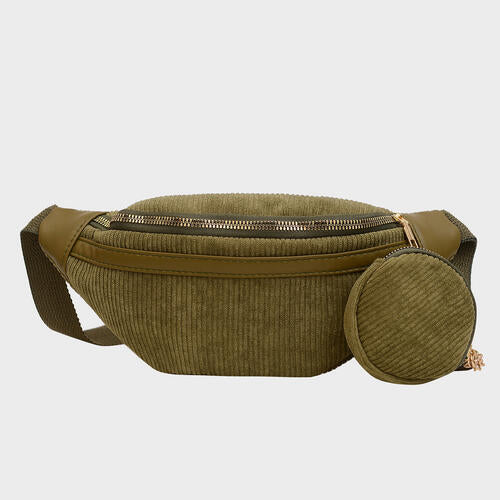 Small Corduroy Sling Bag Shapelust