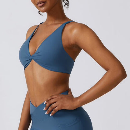 Spaghetti Strap Sport Bra Shapelust
