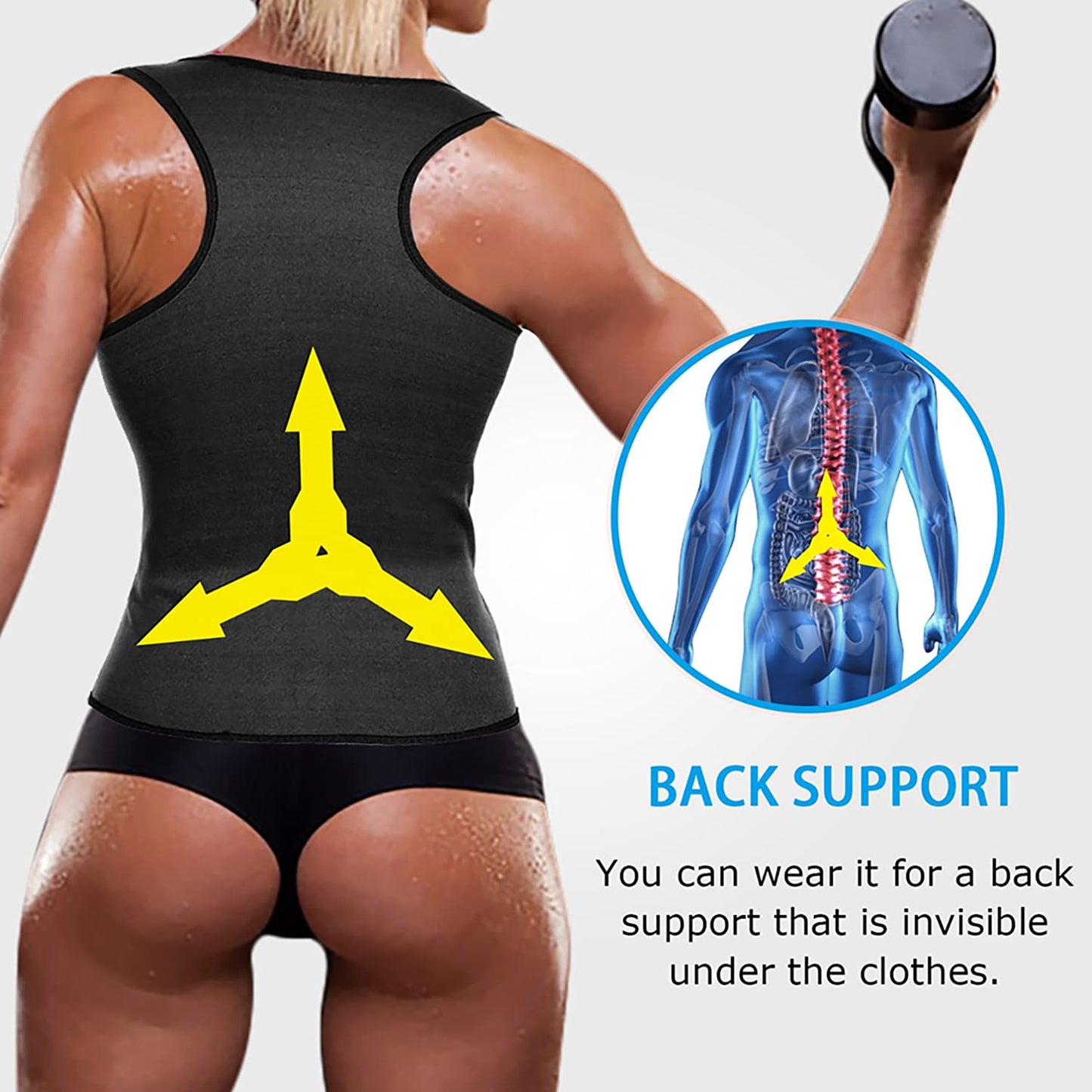 Sweat Vest Slimming Trainer Shapelust
