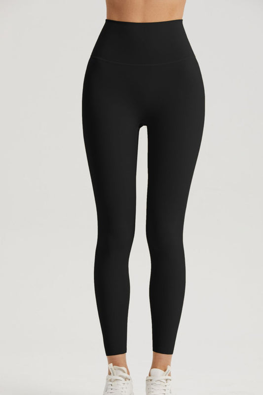 Wide Waistband Sports Leggings Shapelust