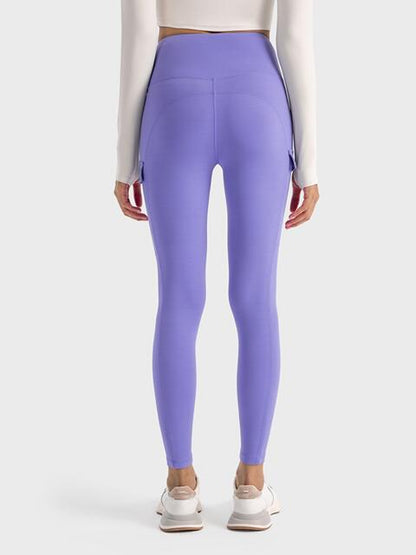 Wide Waistband Sports Leggings Shapelust