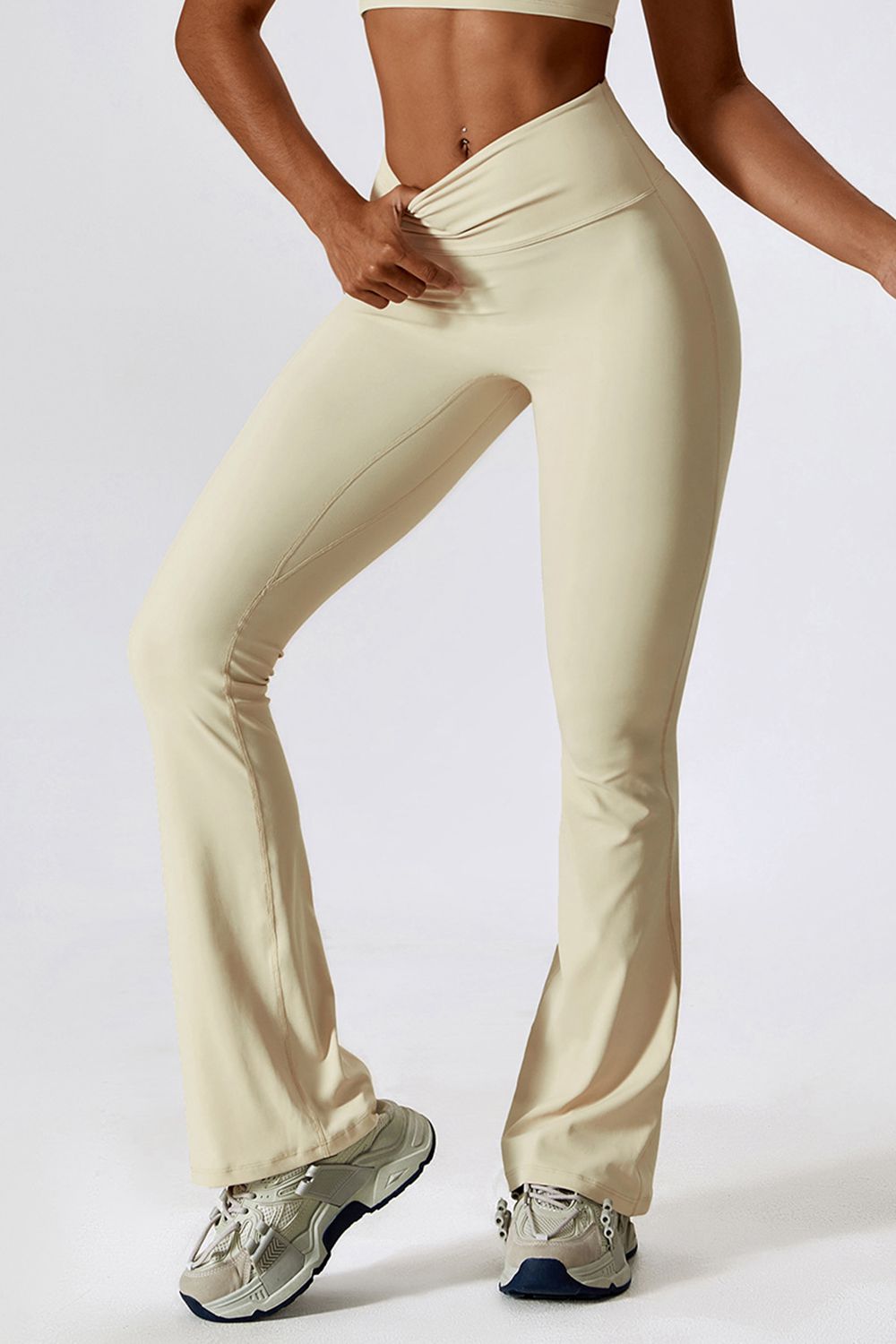 Wide Waistband Sports Pants Shapelust