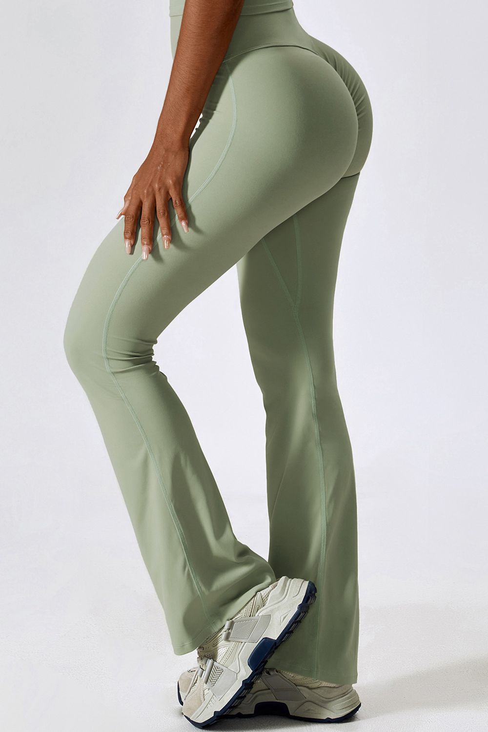 Wide Waistband Sports Pants Shapelust